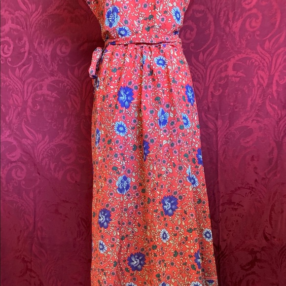 Floral Wrap Maxi Dress - Picture 5 of 8